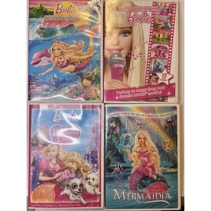 Barbie 4 Pack DVD Lot
